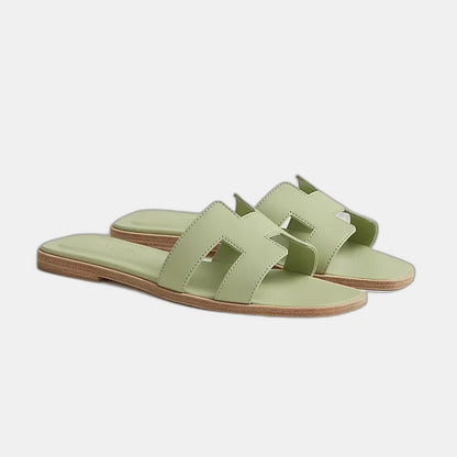 Hermes - Claquettes Vert de mer