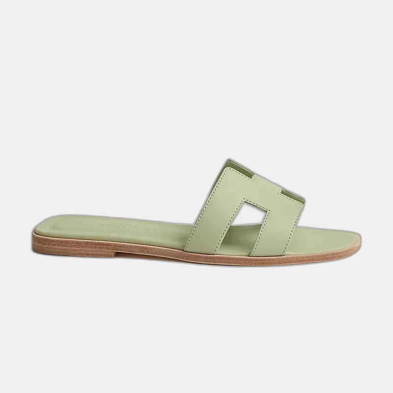 Hermes - Claquettes Vert de mer