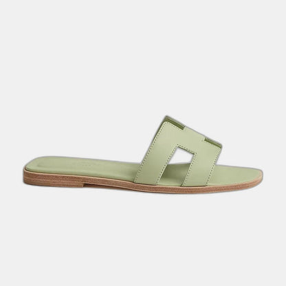 Hermes - Claquettes Vert de mer
