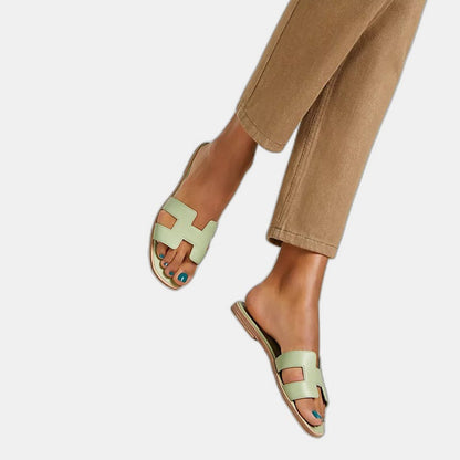 Hermes - Claquettes Vert de mer