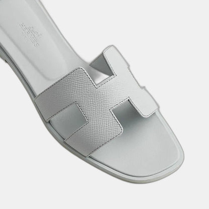 Hermes - Claquettes Bleu glacier