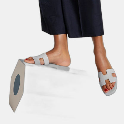 Hermes - Claquettes Bleu glacier