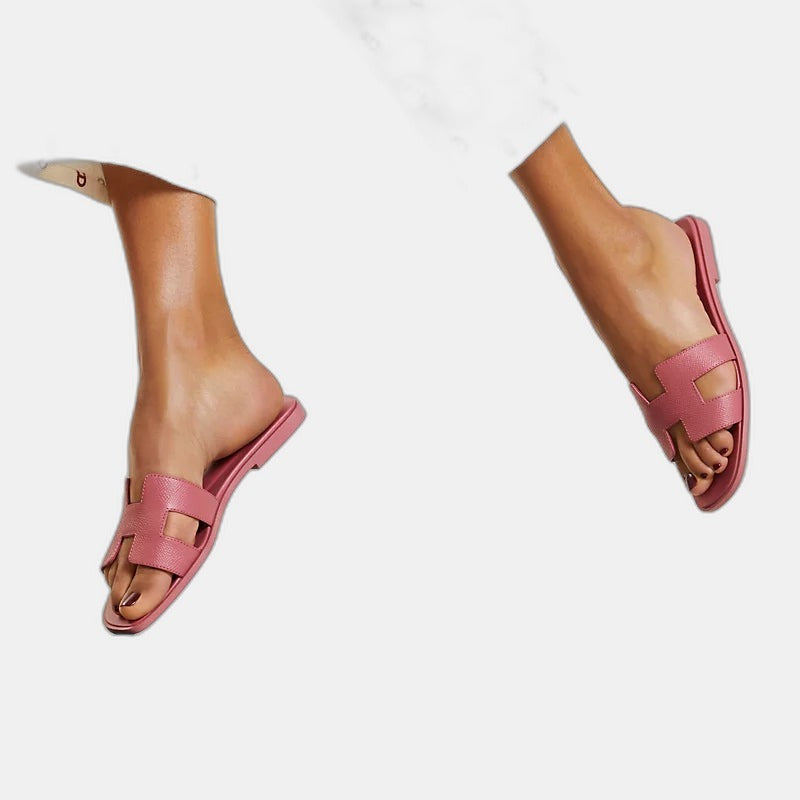 Hermes - Claquettes Rose de Venise