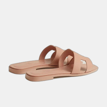 Hermes - Claquettes Beige perlino