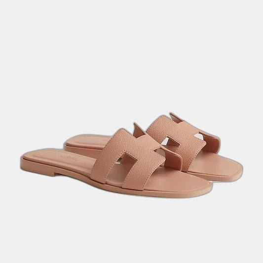 Hermes - Claquettes Beige perlino