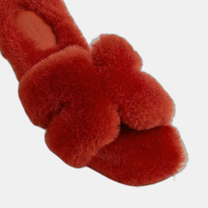 Sandales Oran - Rouge Turin