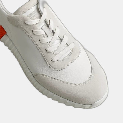 Sneakers Hermès blanc / orange
