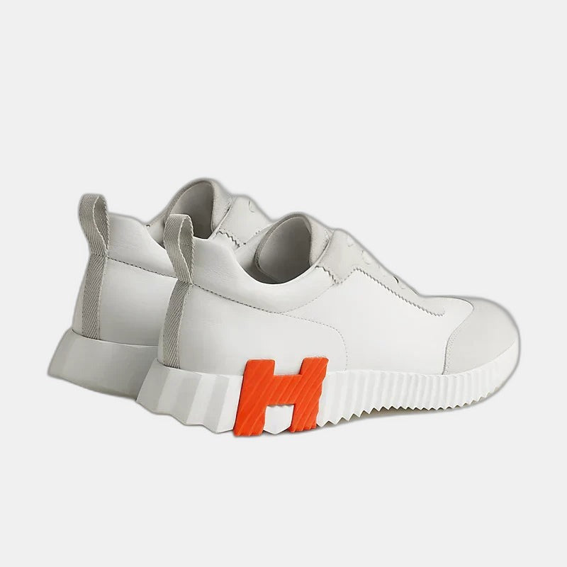 Sneakers Hermès blanc / orange