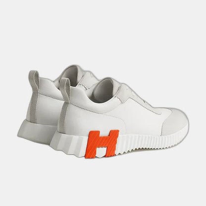 Sneakers Hermès blanc / orange