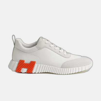 Sneakers Hermès blanc / orange