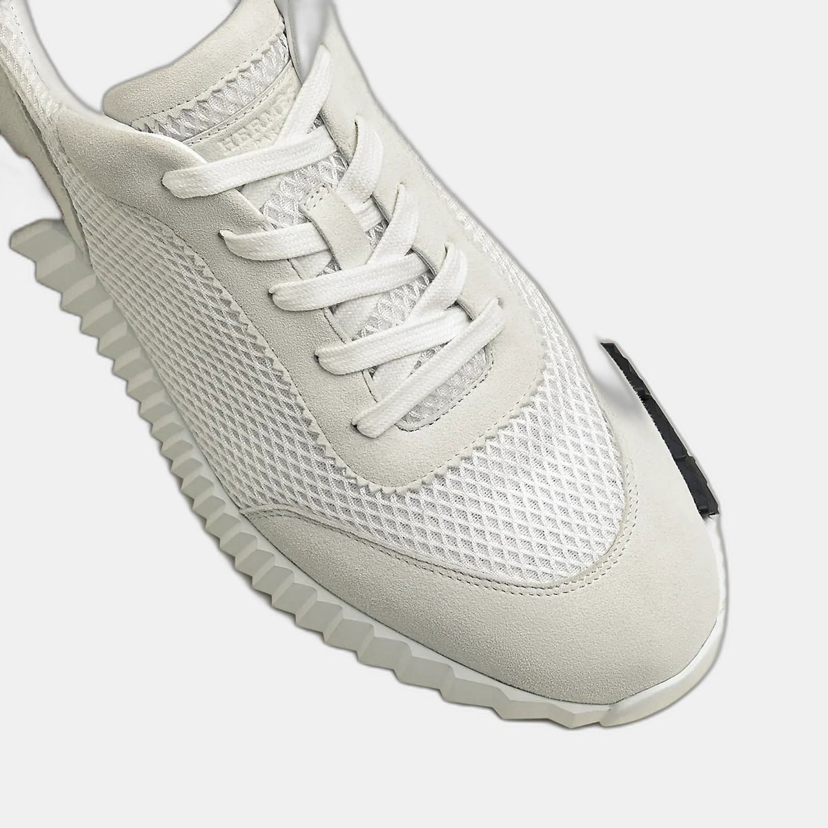 Hermès Bouncing blanc/maron/noir