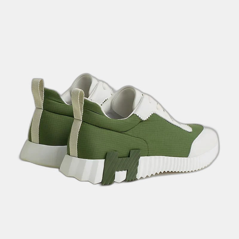 Sneakers Hermès matcha / blanc