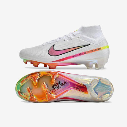 Nike Superfly 9 Elite FG x Marcus Rashford Blanc/Rose