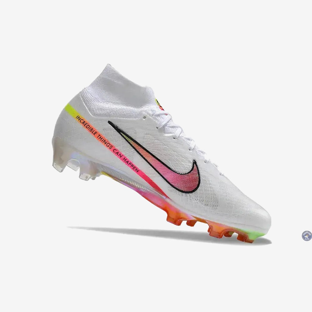Nike Superfly 9 Elite FG x Marcus Rashford Blanc/Rose