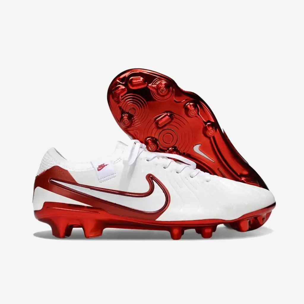 Nike TIEMPO LEGEND 10 ELITE FG CHROMATIC - BLANC/MULTICOLOR