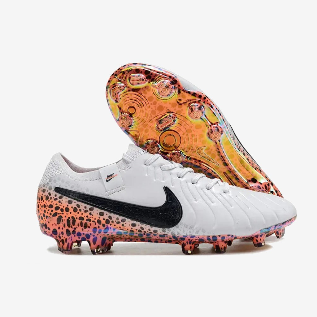 Nike Tiempo Legend 10 Elite FG Electric Pack Gris/Orange/Léopard