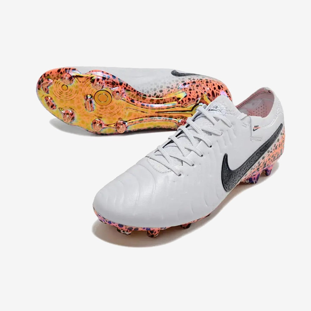 Nike Tiempo Legend 10 Elite FG Electric Pack Gris/Orange/Léopard
