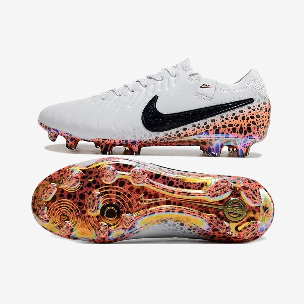 Nike Tiempo Legend 10 Elite FG Electric Pack Gris/Orange/Léopard