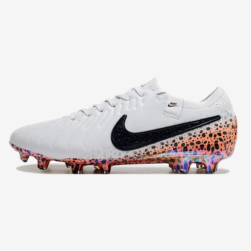 Nike Tiempo Legend 10 Elite FG Electric Pack Gris/Orange/Léopard