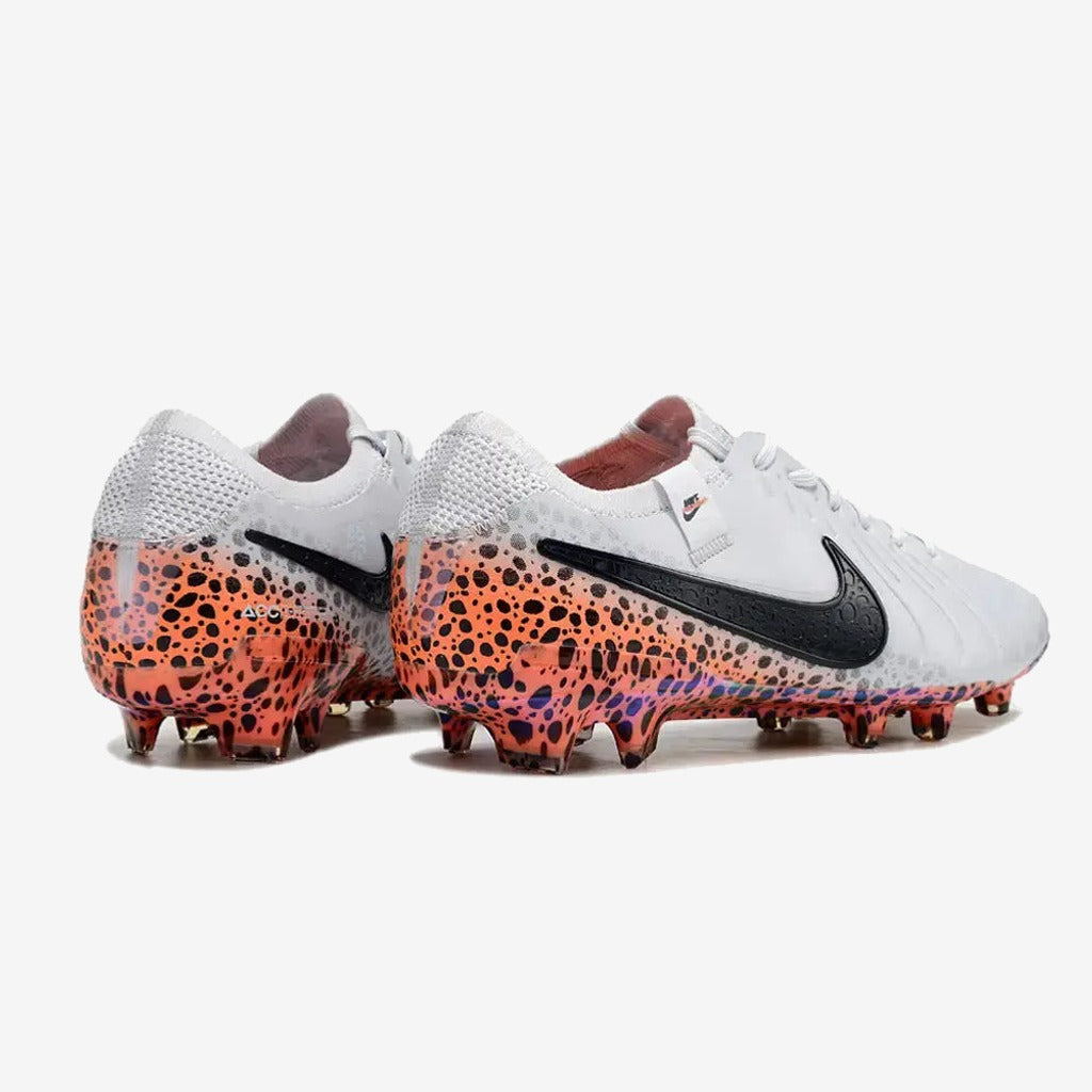 Nike Tiempo Legend 10 Elite FG Electric Pack Gris/Orange/Léopard