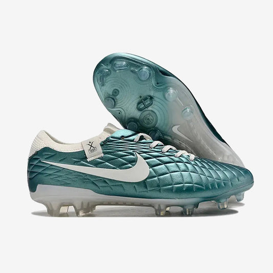 Nike Tiempo Legend 10 Elite FG Emerald - Turquoise/Blanc Cassé