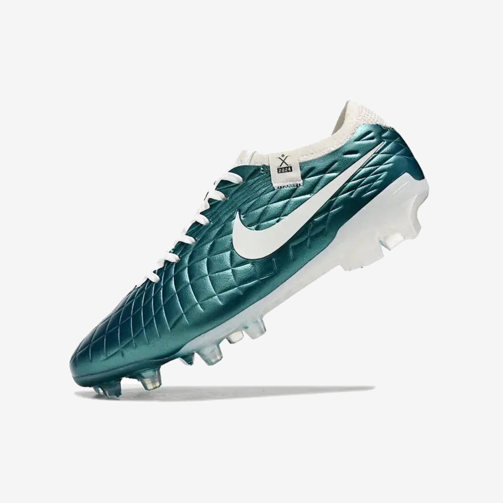 Nike Tiempo Legend 10 Elite FG Emerald - Turquoise/Blanc Cassé