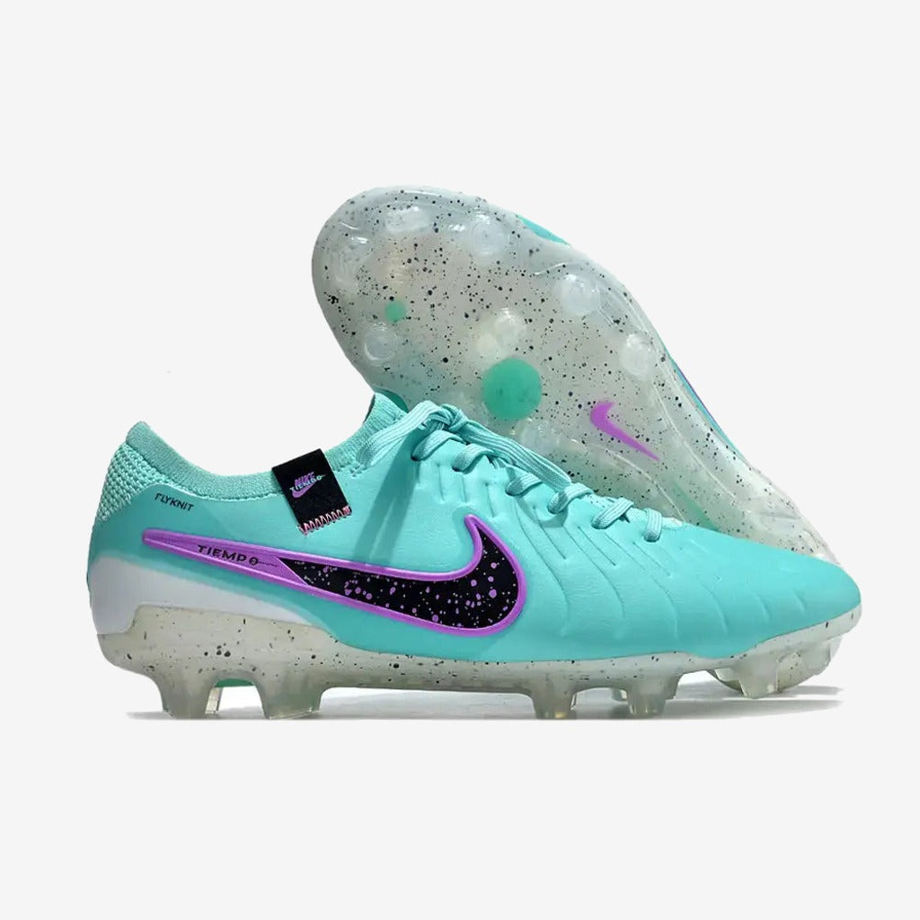 Nike Tiempo Legend 10 Elite FG Peak Ready - Turquoise/Noir/Violet