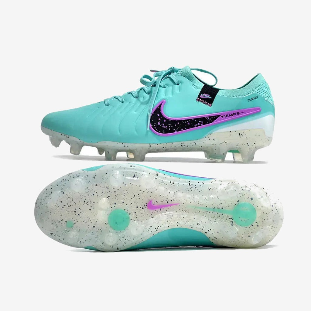Nike Tiempo Legend 10 Elite FG Peak Ready - Turquoise/Noir/Violet