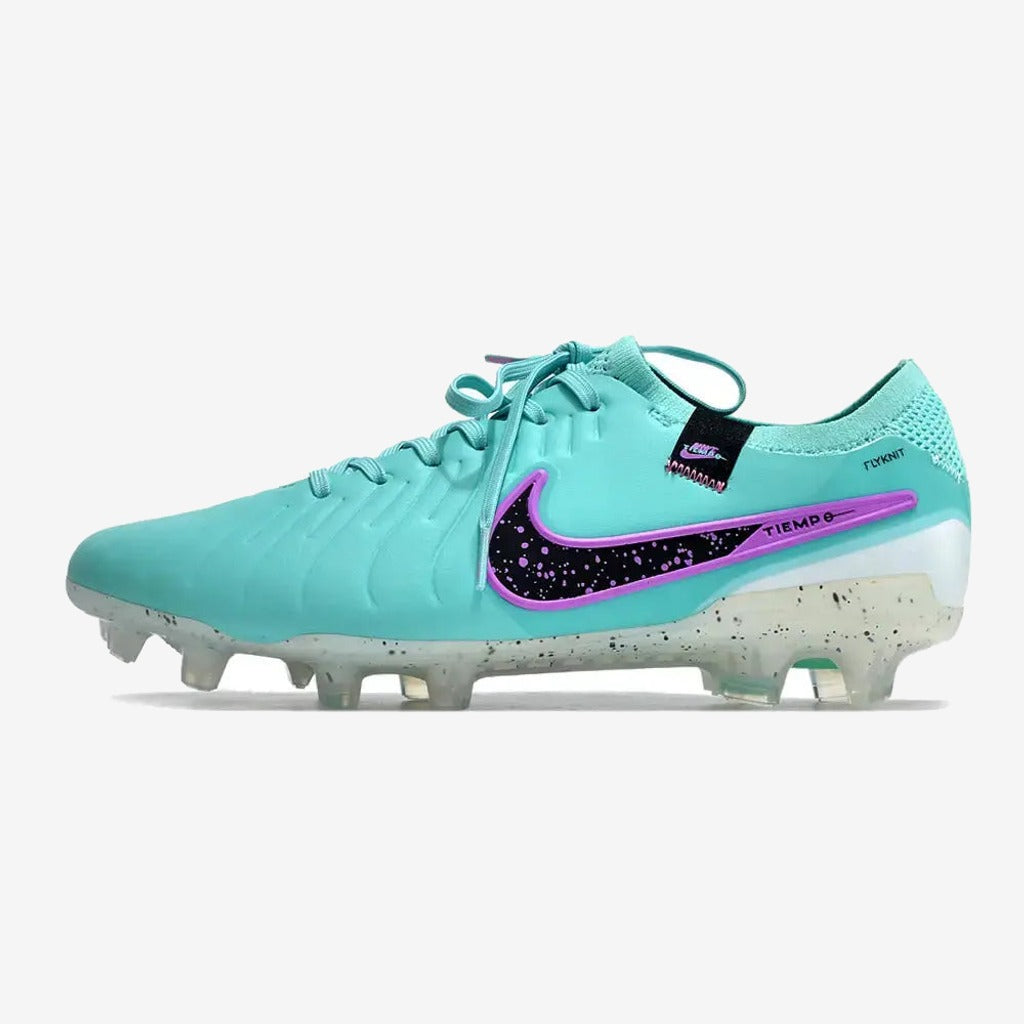 Nike Tiempo Legend 10 Elite FG Peak Ready - Turquoise/Noir/Violet