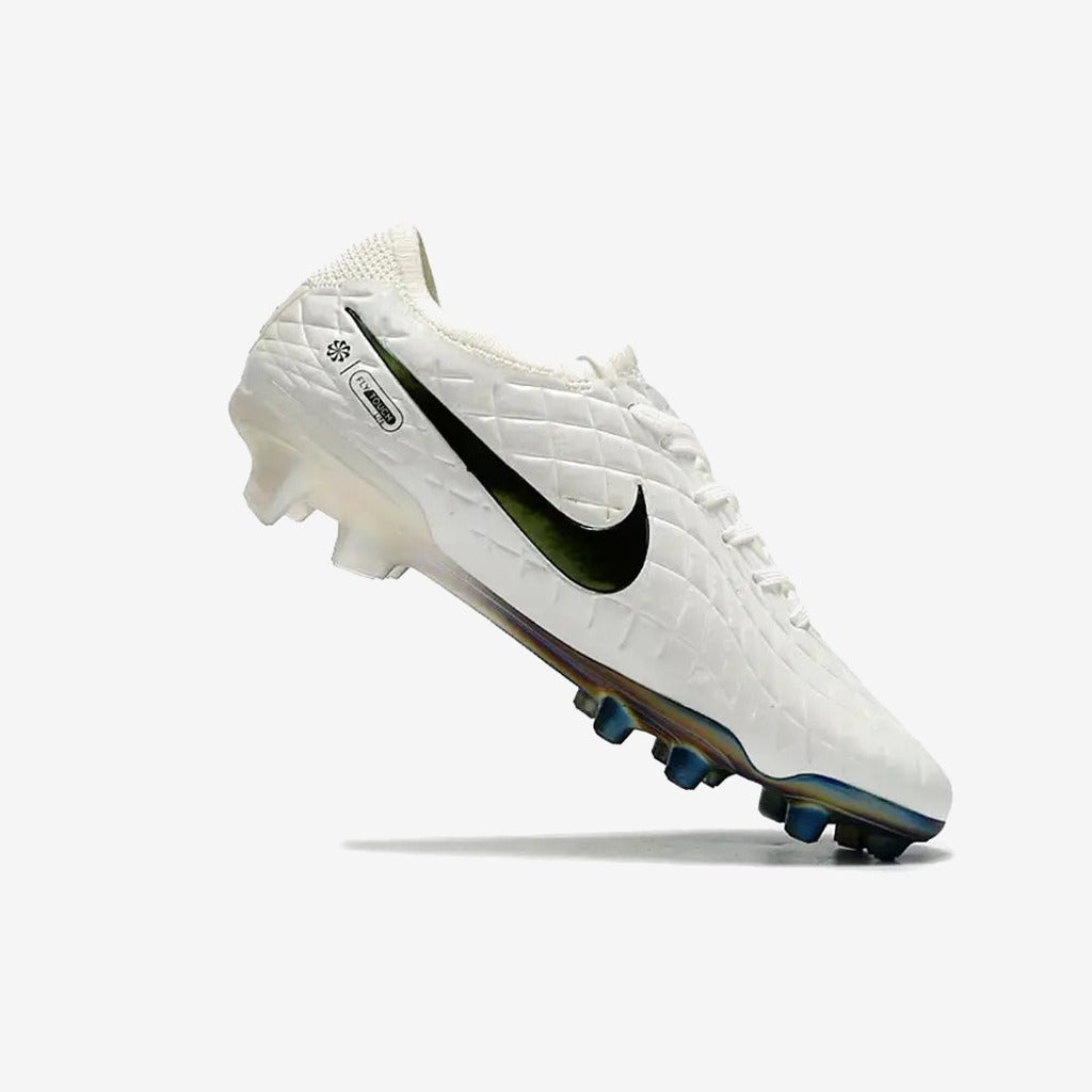 Nike Tiempo Legend 10 Elite FG Pearl - Blanc Cassé/Turquoise