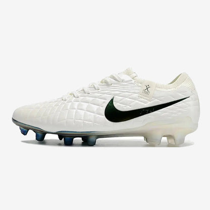 Nike Tiempo Legend 10 Elite FG Pearl - Blanc Cassé/Turquoise