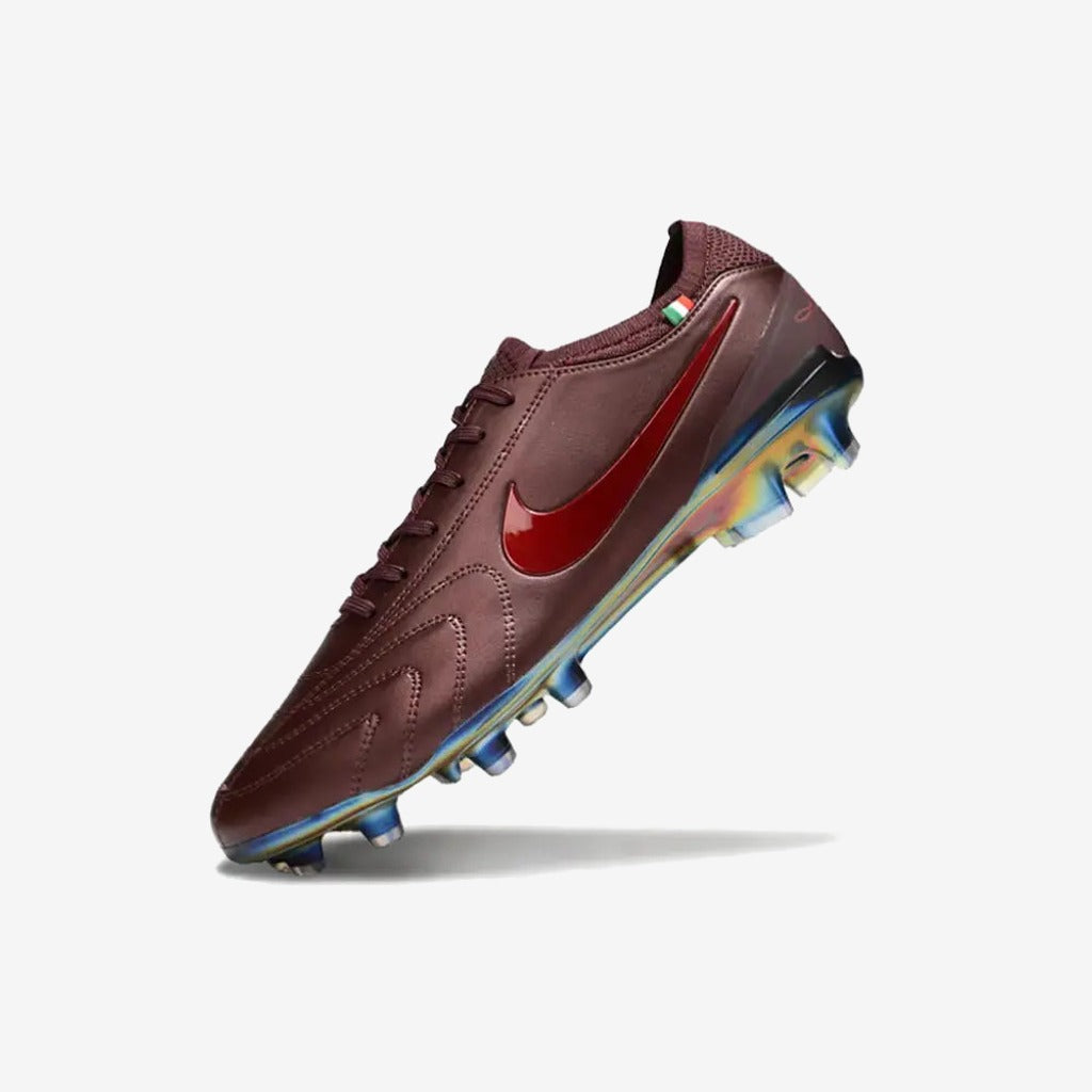 Nike Tiempo Legend 10 Elite Luxe FG Montebelluna Leather Port Wine - Bordeaux/Rouge