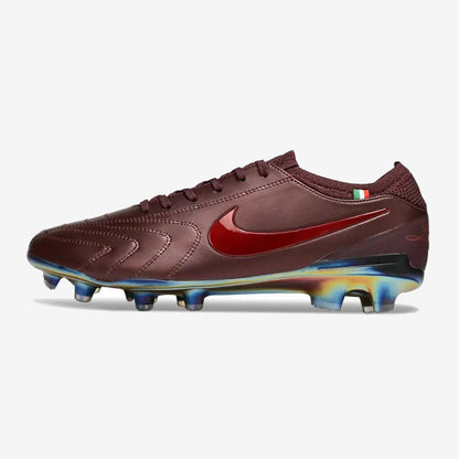 Nike Tiempo Legend 10 Elite Luxe FG Montebelluna Leather Port Wine - Bordeaux/Rouge