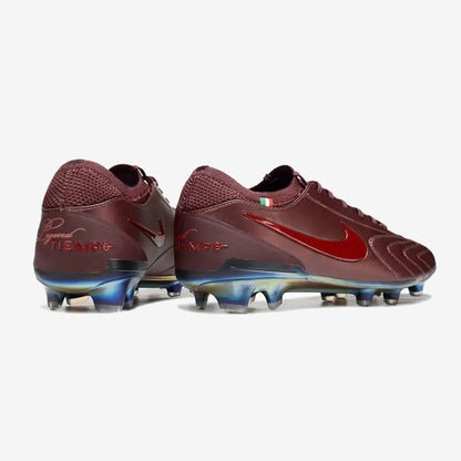 Nike Tiempo Legend 10 Elite Luxe FG Montebelluna Leather Port Wine - Bordeaux/Rouge