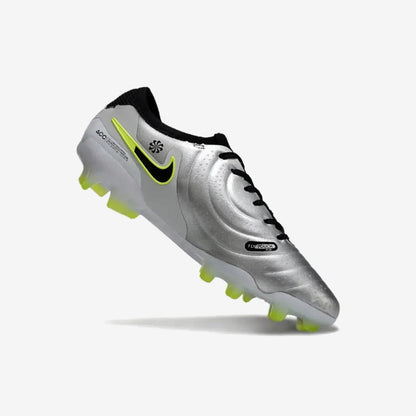 Nike Tiempo Legend 10 Pro FG Mad Voltage - Argenté/Noir/Jaune Fluo