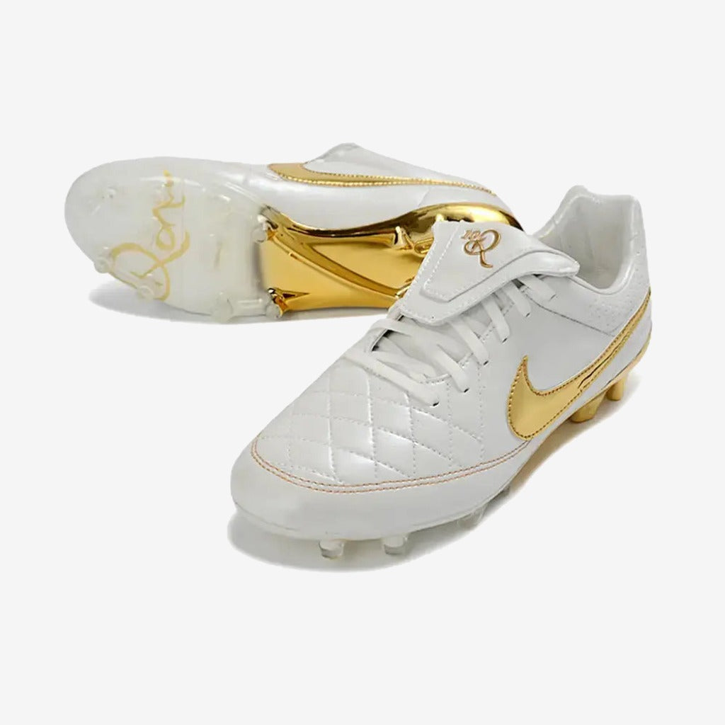 Nike Tiempo Legend R10 Touch of Gold - Blanc/OR