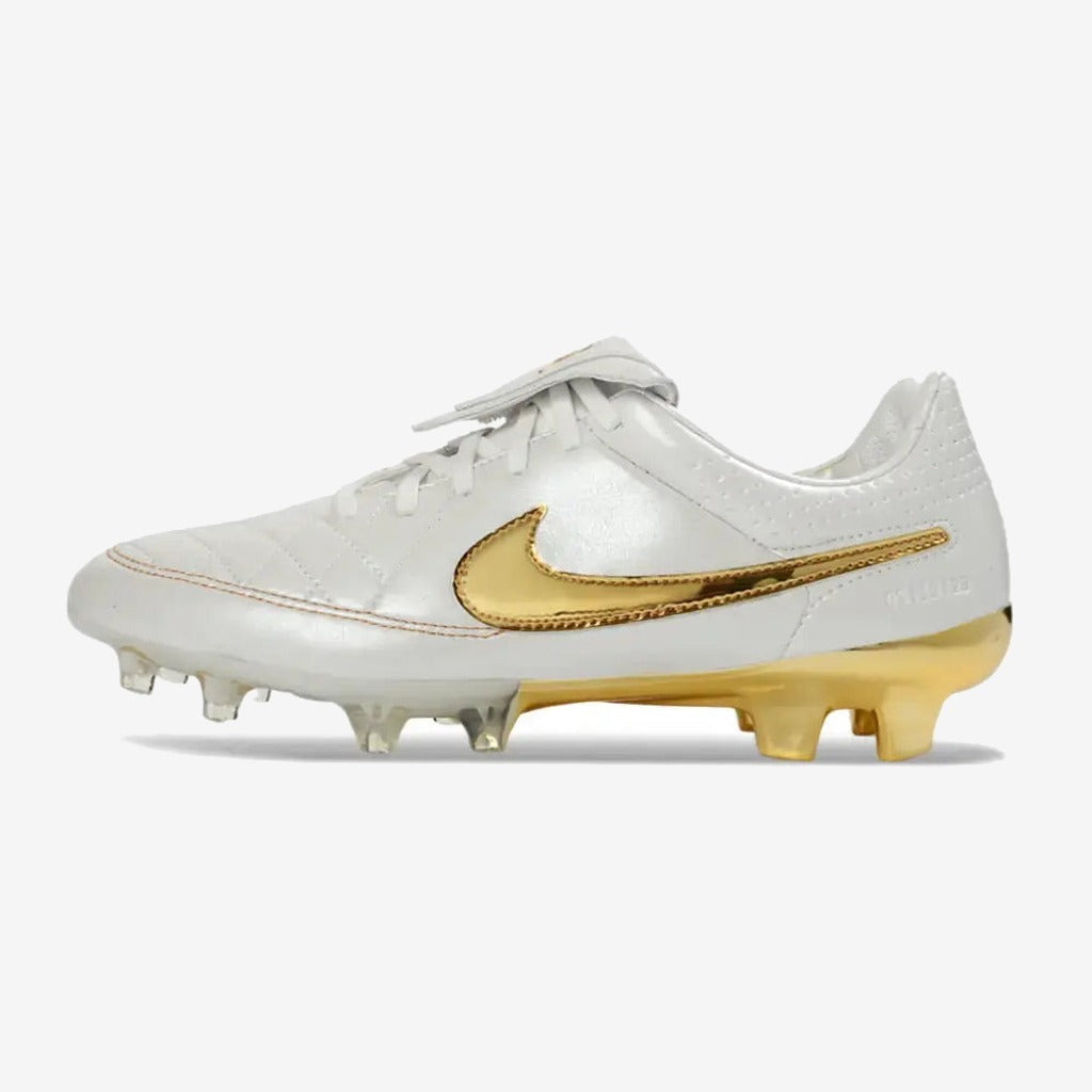 Nike Tiempo Legend R10 Touch of Gold - Blanc/OR