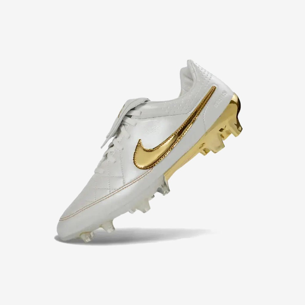 Nike Tiempo Legend R10 Touch of Gold - Blanc/OR
