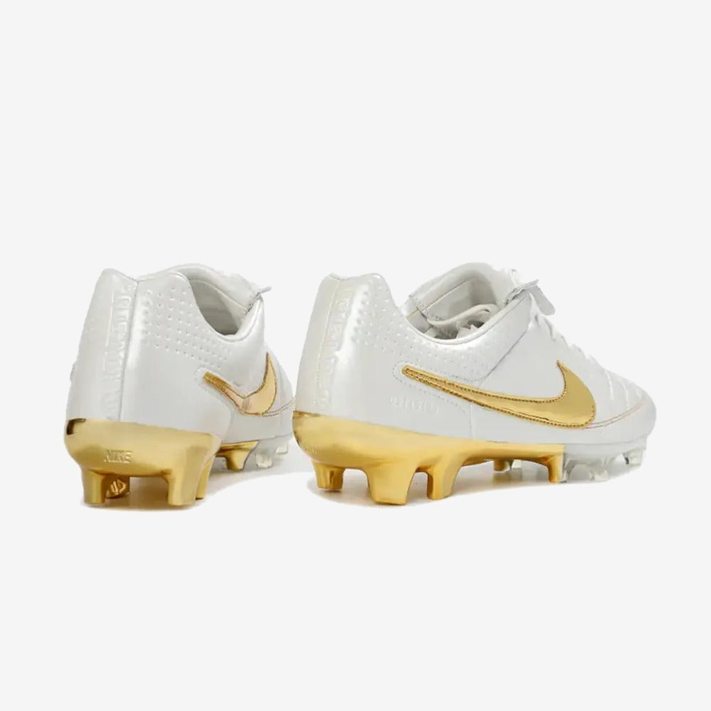 Nike Tiempo Legend R10 Touch of Gold - Blanc/OR
