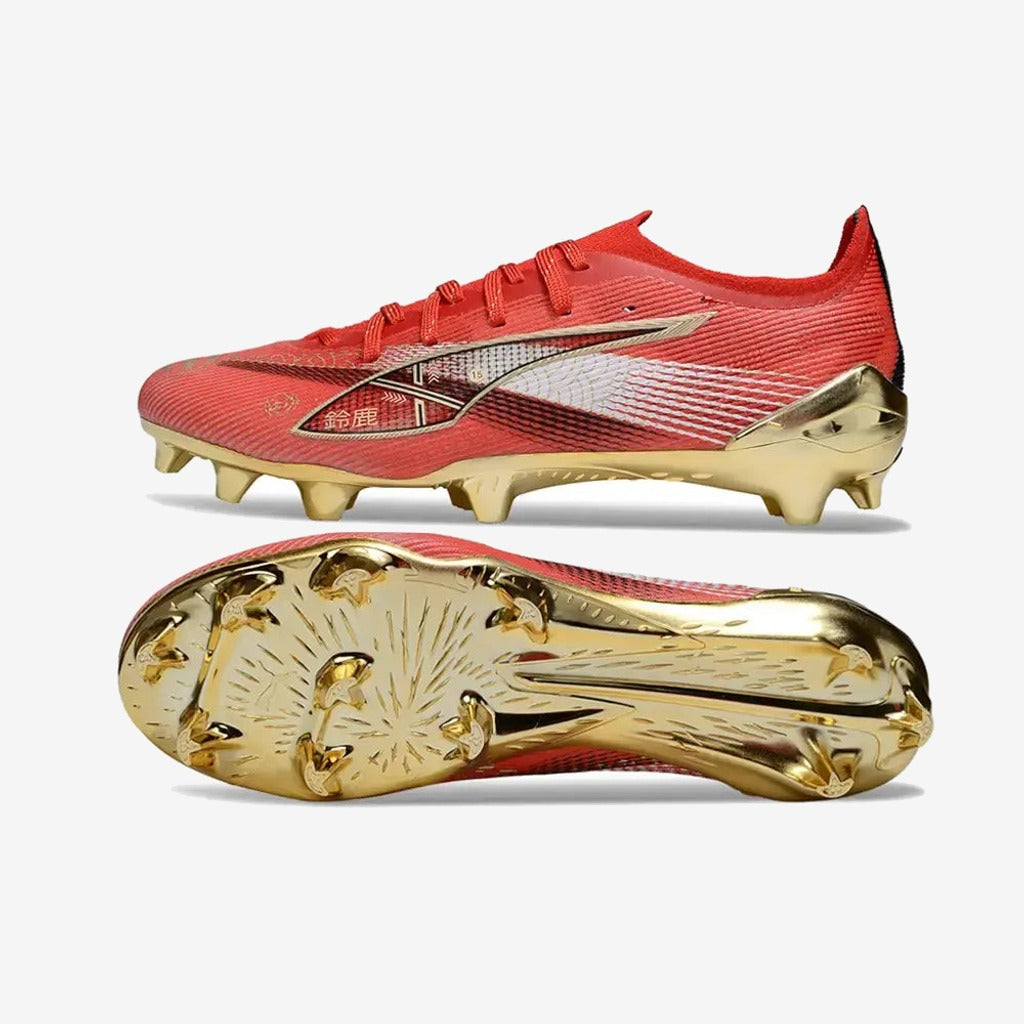 Puma ULTRA 5 ULTIMATE X JAPAN RACETRACK FG/AG - Rouge/Or