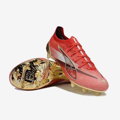 Puma ULTRA 5 ULTIMATE X JAPAN RACETRACK FG/AG - Rouge/Or