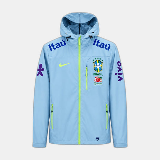 Veste Imperméable Brésil Bleu Clair
