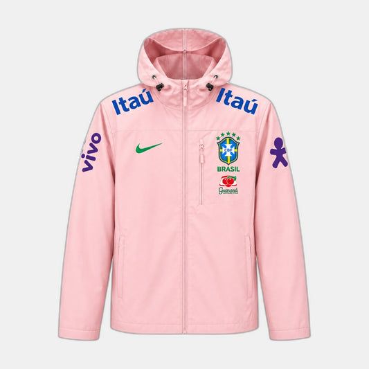 Veste Imperméable Brésil Rose