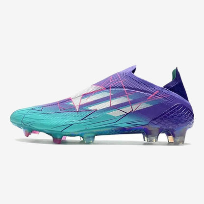 Adidas X Speedflow + FG Champions Code - Violet/Argenté/Turquoise